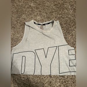 Cropped loose athletic top